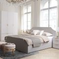 SB Furniture Quinn Bed 6ft - Magic Grey. 