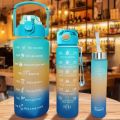 3 in 1 Water Bottles Lock Feature & Top Lid with Times Drink for Office/Home/Sports/outdoor - Water Bottles ( 2000ml-900ml-280ml). 