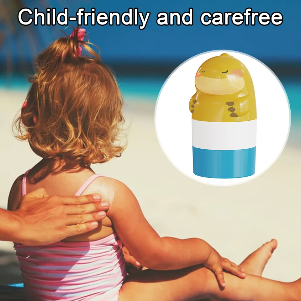 Sunscreen Applicator - Refillable Roll On Sponge Sunscreen...