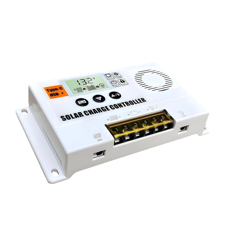 12/24V 30A PWM Solar Charge Controller Solar Panel Regulator with LCD ...