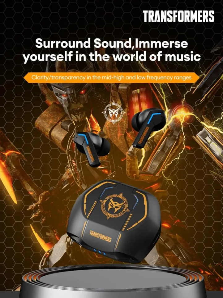Transformers TF-T06 Wireless Gaming Earphones TWS Bluetooth 5.3