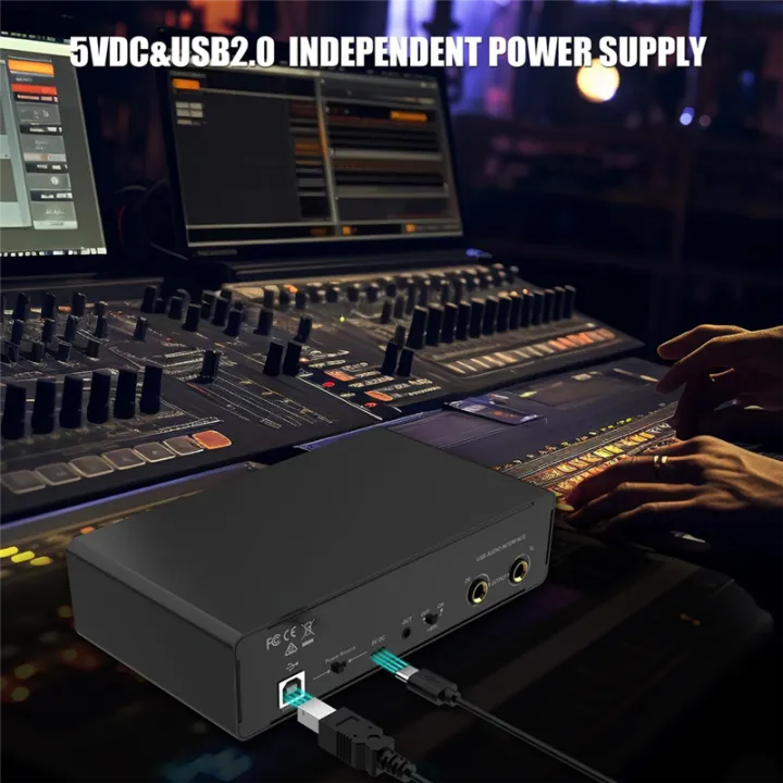 USB%20Audio%20Interface,2%20In%202%20Out%20Audio%20Interface%20With%2048V%20Phantom%20Power%20-%20Image%203