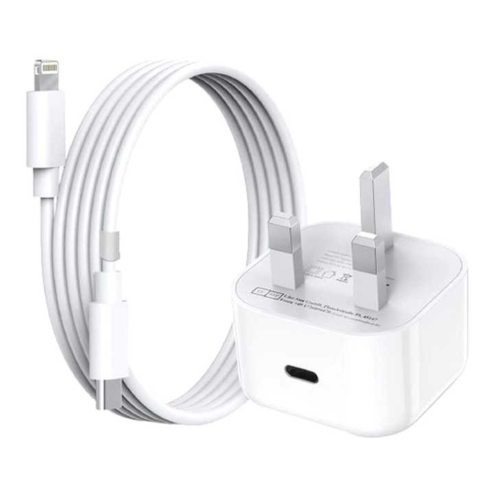 IPhone 20W USB-C Fast Charging Power Adapter With Cable - White