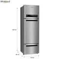 Whirlpool 3 Doors  Refrigerator 240Ltrs 263 D Protton Roy Alpha Steel. 