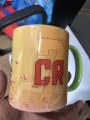 Ronaldo Coffee Mug, Cristiano Ronaldo in Al NASSR Jersey Mug, Ronaldo Image Printed On Ceramic Coffee Mug & Tea Cup, Gifts for CR7 Fan, Football Fans, 350 ml. 