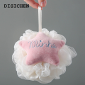 DISICHEN 2025 New Soft Sponge Bath Ball Shower Rub Bath Shower Wash Body Pot Sponge Scrubber Star Shape Healthy Massage Brush. 