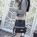 Portable Cloth Women Daily Backpack Anti-theft Cat PU Pendant Oxford Cloth Daypack Anti-splash Water Scratch Prevention Contrast Color School Bag Women. 