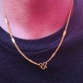 Gold Plated Chain For Men. Panchadhatu Necklace. 
