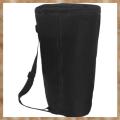 Kqueebee . 8 Inch Djembe Drum Carry Case Bag, Portable Waterproof Black Shoulder African Drum Bag Musical Instrument Accessory. 