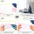 15PCS Household Ironing Cloth 24X16In over Ironing Board Hanger Pressing Cloth for Ironing Reusable. 