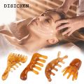 DISICHEN Affordable 1 Pc Natural resin Horn Pocket Comb Wide Toothed SPA Guasha Scalp Massage Brush Hair Care Tool High Quality. 