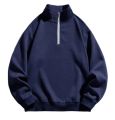 Winter Fashion Half Zipper Sweatshirt For Men. 