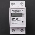 LKPCIGCXM Smart Energy Meter Tuya WDS688 Energy Meter Wifi Single Phase Energy Meter Mobile App Household Electric Meter 5-60A. 