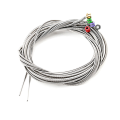 JAERBEE Set of 10 Pcs Stainless Steel Strings with Color Ball Ends for 5 String Electric Bass Guitar Replacement Parts. 