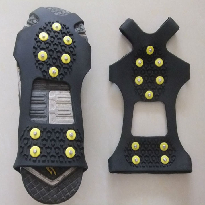 10%20Steel%20Anti%20Slip%20Studs%20Ice%20Cleats%20Snow%20Silicone%20Shoe%20Spikes%20Crampons%20for%20Hiking%20Shoes%20-%20Image%207