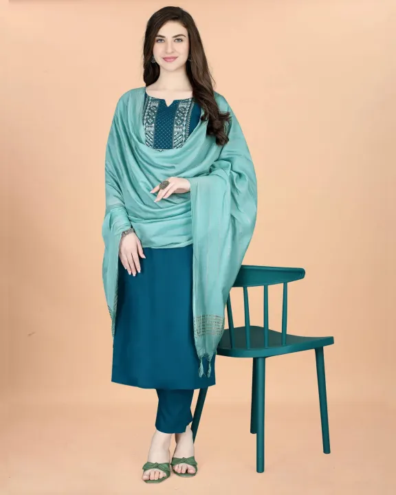 Women%E2%80%99s%20Cotton%20Blend%20Heavy%20Embroidered%20Kurta%20Set%20with%20Pant%20&%20Chanderi%20Dupatta%20By%20Sapnaaz%20Fashion%20-%20Image%2010