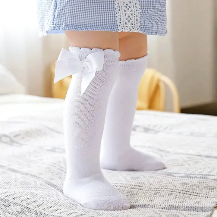 Knee%20High%20Bow%20Design%20Long%20Socks%20For%20Baby%20Girl%20-%20Image%204