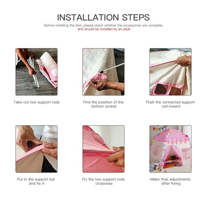 Magical%20Princess%20Castle%20Play%20Tent:%20Large%20Toddler%20Tent%20for%20Girls%20&%20Boys,%20Indoor/Outdoor%20Use%20-%20Image%204