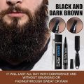 Beard Filling Pen Kit Beard Pencil Filler Waterproof Moustache Pen Beard Brush Beard Enhancer Moustache Coloring Shaping Tools. 