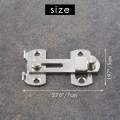 20x50x70mm Stainless Steel Gate Door Bolt Latch Slide Lock Hardware. 