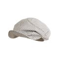 Casual Cotton and Linen Striped Berets Y2k Japanese Octagonal Hat British Cap Short Brim Painter Caps Daily. 