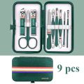 Makeup Set Nail Art Bag Set Nail Clipper Set Pieces High Quality 19 Pack Nail Clippers Stainless Steel Band Folding Scissors Beauty Tools. 