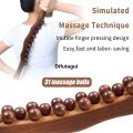 Difutagui Profesional 1Pcs Wood Therapy Lymphatic Drainage Massage Roller Stick High Quality Tool Myofascial Release Tool Stomach Cellulite Massager,Ease Neck Back. 