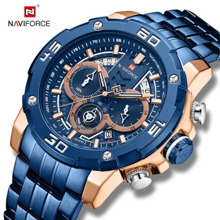 NAVIFORCE%20NF9175%20Stainless%20Steel%20Chronograph%20Watch%20For%20Men%20-%20Multi%20Colors%20%7C%20Fashion%20Stainless%20Steel%20Watch%20For%20Men%20-%20Image%208