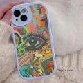 HOT Weird Trippy Mushroom Psychedelic Art Phone Case Hard Leather For iPhone 15 14 13 12 Mini 11 14 Pro Max Xs X Xr Plus Fundas. 