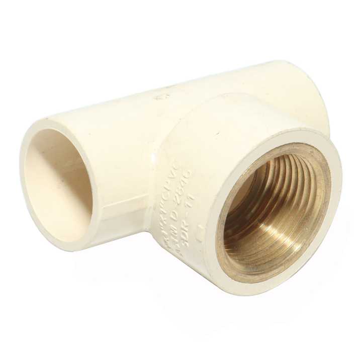PVC Female Tee Pipe Fitting 25*25*25mm
