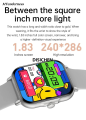 DISICHEN MTenderness Watch Men's Smart Sport Inch 1.83hombrereloj Rotation 2024 New Smarthwhatch Button Bluetooth HD Display Watch Women's Sport Luxury. 