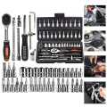 46 In 1 Pcs Tool Kit & Screwdriver and Socket Set With Big Box | Home Tool Essential Kit - 46 Pcs | Repair Tool Kit. 