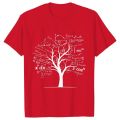 HOT Calculus Algebra Tree Math Teacher Geek T Shirts Graphic Tops Streetwear Men's Clothing Short Sleeve Tees Summer T-shirt Men. 