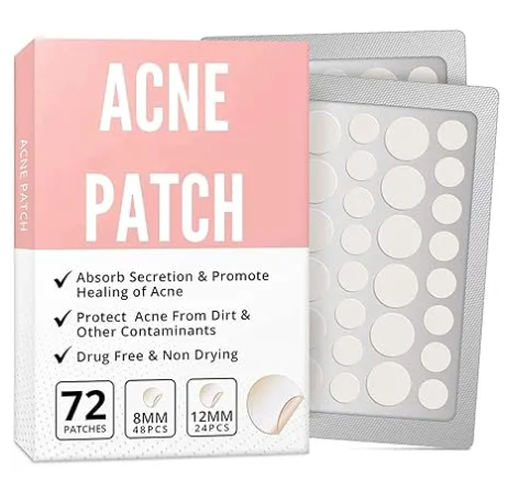 Pimple Protection 1 Packet-72 pieces Get Rid of Breakouts Fast: Transparent Acne Pimple ...