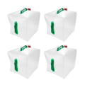 FORIDE Set of 4 Foldable Water Canisters with Handle and Pouring Tap 20 L. 