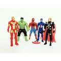 5 In 1 Avengers Set Action Figures With Disc Launcher - Captain America, Iron Man, Hulk, Thor, Spiderman - Action Toys For Kids, Age Of Ultron. 