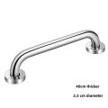 40cm Stainless Steel Grab Bar 2pcs - Bathroom Safety Handle & Towel Holder Wall Mount. 