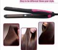 Kemei Black/Pink Flat Iron Professional Hair Straightener - KM-328. 