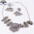 Silver Oxidized Toned Jewelry Set for Women- Jewels of Nepal. 