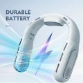 Portable Mini Digital Display Leafless Hanging Neck Fan Foldable Design Quiet Operation Portable Neck Fan Vaneless Technology 3 Speeds Charging Fan Office Use. 