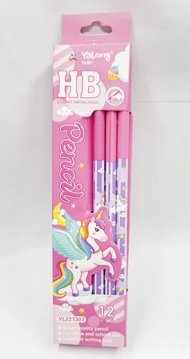 Premium%20Quality%20HB%20Cute%20Unicorn%20Printed%20Pencil%20-%20Image%204