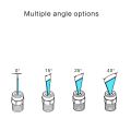 fasdaga Pressure Washer Cleaner Nozzle, Thread Type Nozzle, 4000Psi, 1/4Inch Male Npt, 8 Packs,0,15,25,40 Degrees. 