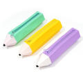 Silicone Stationery Bag Zipper Bag for School Use Homework Primary Students. 