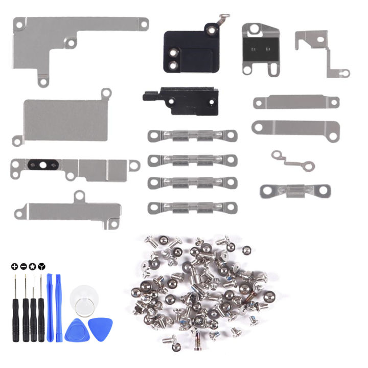 Inner%20Repair%20Replacement%20Spare%20Parts%20Holder%20Bracket%20Fastening%20Pad%20for%20iPhone%205%205S%206%206S%206Plus%207%208%207Plus%20X%20with%20Full%20Set%20Screws%20-%20Image%207