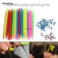 Wenefang Tools Salon Hair Stick Spiral Long 35PCS/1826/30/ Plastic Hair Iron, Perm Styling Curling Iron DIY. 