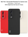 Silicone Case for Honor 90 5G with Camera Protection,Straight Edge Slim Design with Button Protection ,Lanyard Hole Design Full Body Cover for Honor 90 5G. 