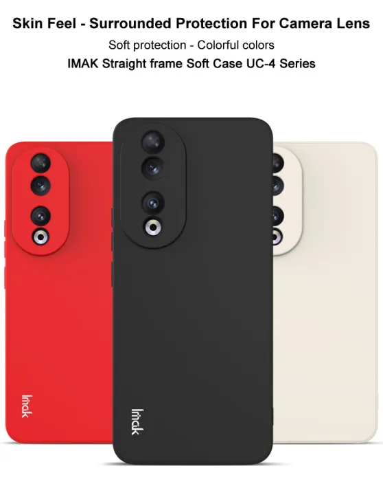 Silicone%20Case%20for%20Honor%2090%205G%20with%20Camera%20Protection,Straight%20Edge%20Slim%20Design%20with%20Button%20Protection%20,Lanyard%20Hole%20Design%20Full%20Body%20Cover%20for%20Honor%2090%205G%20-%20Image%202