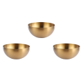 EITGZWAS 3X Large Capacity Stainless Steel Salad Bowls Korean Soup Rice Noodle Ramen Bowl Kitchen Food Container,Gold,20X9CM. 
