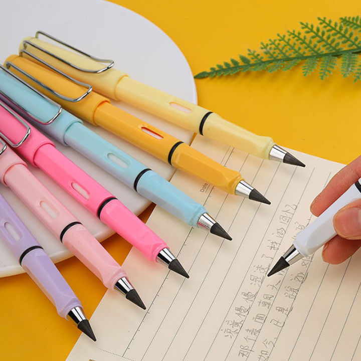 Eternal%20Portable%20Reusable%20Erasable%20Metal%20Writing%20Pens%20Infinite%20Replaceable%20Graphite%20Nib%20Triangle%20Triangular%20Golf%20Stationary%20Set%20Mechanical%20Pencil%20-%20Image%203