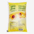 Dhara Health Refined Sunflower Oil, 1ltr- Pack of 5ltr. 